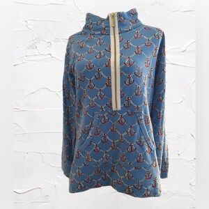 Lilly Pulitzer Nautical Popover with Anchor Designs, size M